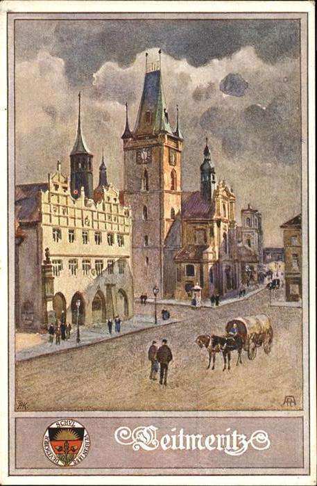 Leitmeritz Litomerice Nordboehmen Kutsche