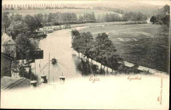 Eger Cheb Tschechien Egerthal Schiff
