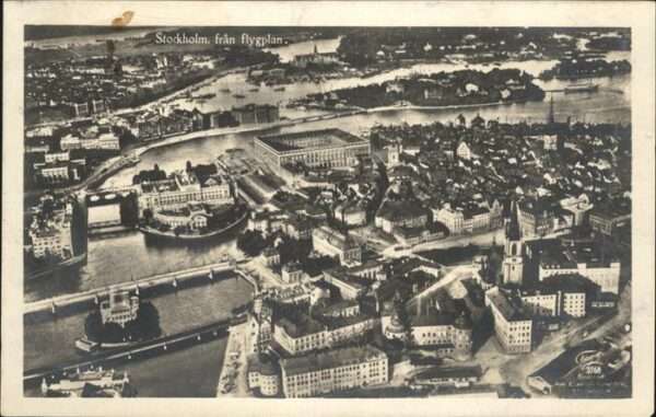 Stockholm Fliegeraufnahme