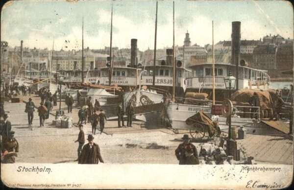 Stockholm Munkbrohamnen Schiff