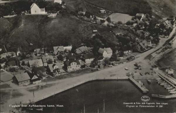 Kyrkbacken Fliegeraufnahme  Schiff