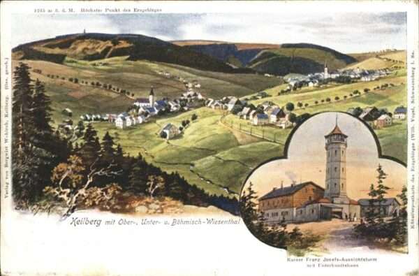 Keilberg Tschechien Kaiser Franz Josef Aussichtsturm  Unter