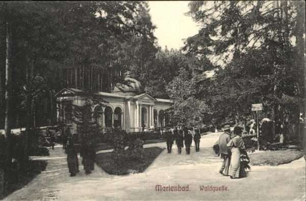 Marienbad Tschechien Boehmen Waldquelle