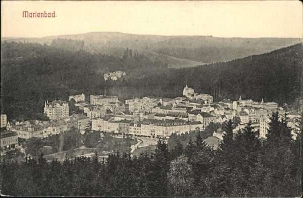 Marienbad Tschechien Boehmen Totalansicht