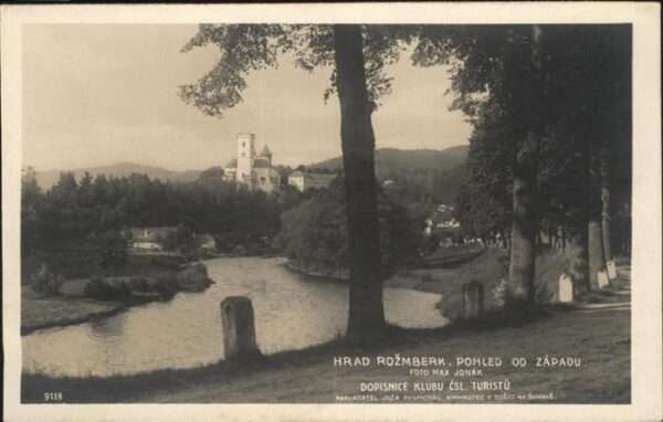 Hrad Rozmberk Pohled od Zapadu