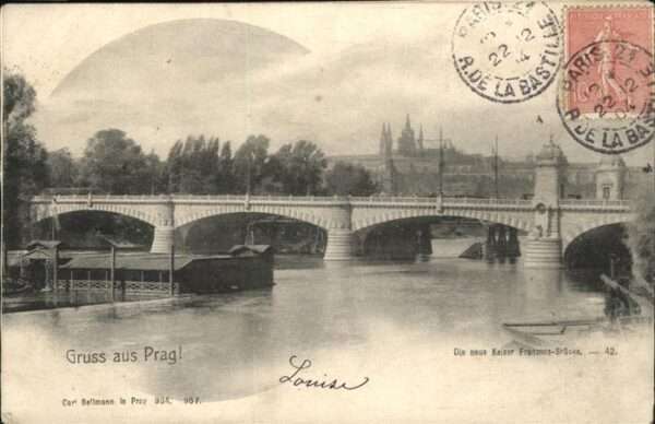 Prag Prahy Prague Kaiser Franzens Brücke