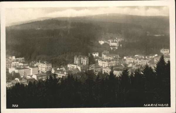 Marienbad Tschechien Boehmen Totalansicht