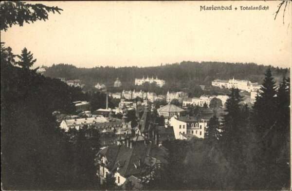Marienbad Tschechien Boehmen Totalansicht