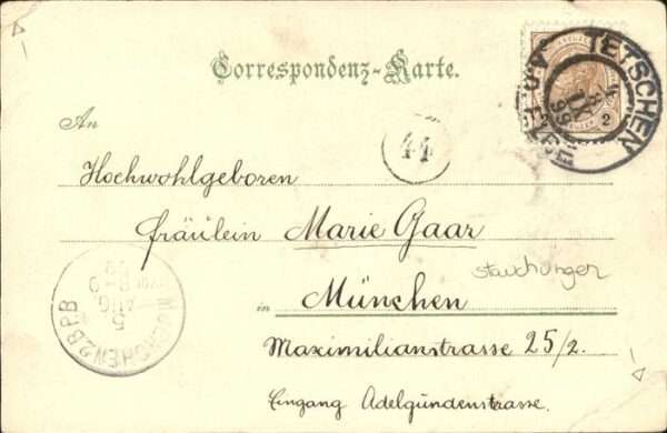 Tetschen-Bodenbach Boehmen Schloß Kettenbrücke – Bild 2