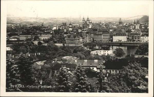 Prag Prahy Prague Totalansicht