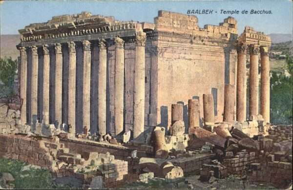 Baalbek Baalbeck Temple Bacchus