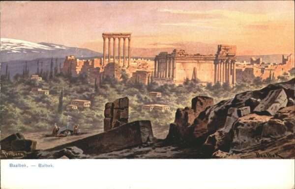 Baalbek Baalbeck Teilansicht