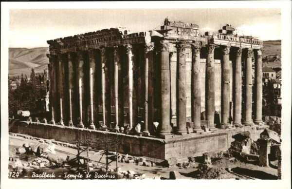 Baalbek Baalbeck Temple de Bacchus