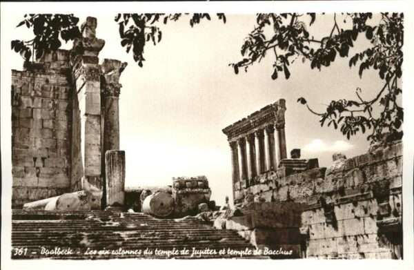 Baalbek Baalbeck Temple Jupiter Temple Bacchus