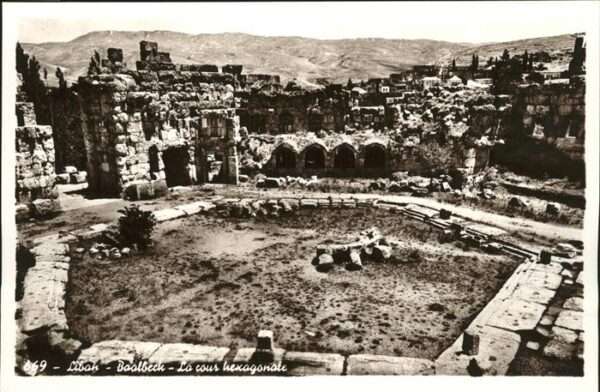 Baalbek Baalbeck Hexogonal Court