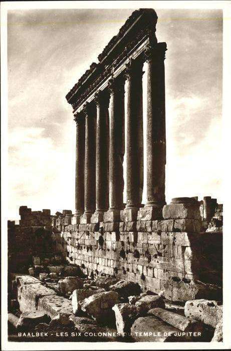 Baalbek Baalbeck Jupiter Tempel