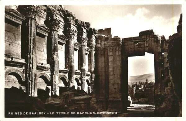 Baalbek Baalbeck Bacchus Tempel