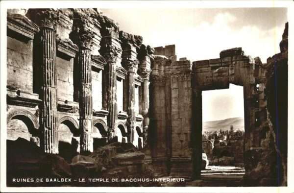 Baalbek Baalbeck Bacchus Tempel