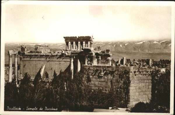 Baalbek Baalbeck Bacchus Tempel