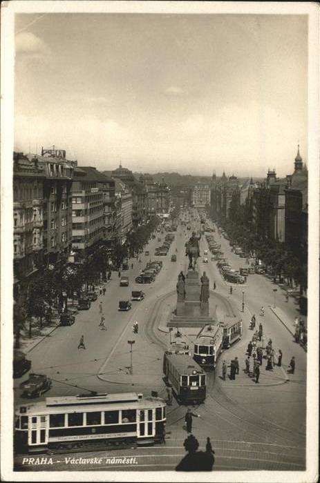 Prag Prahy Prague Vaclavske nemesti