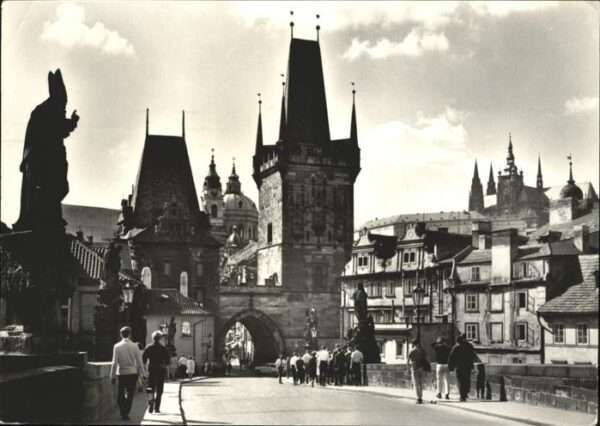 Prag Prahy Prague Prager Burg Karlsbrücke