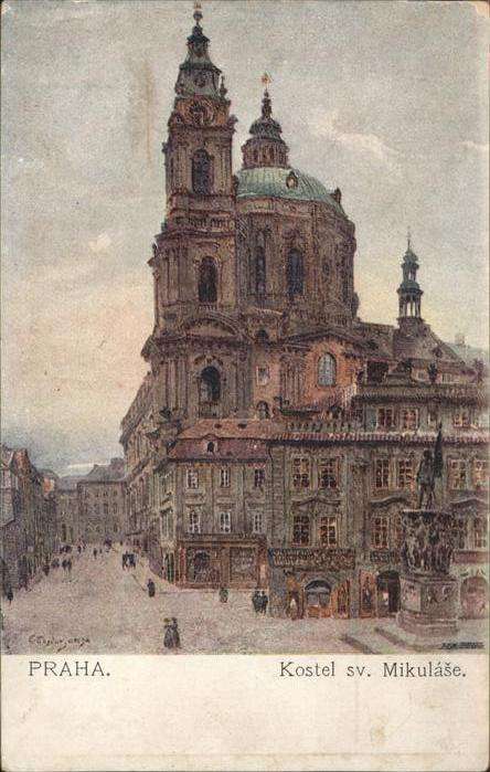 Prag Prahy Prague Kostel sv. Mikulase