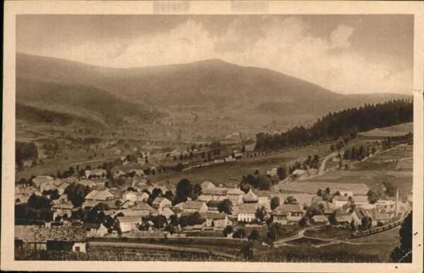 Zelezna Ruda Markt Eisenstein Panorama Böhmerwald