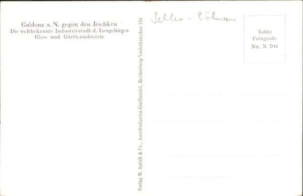 Gablonz Neisse Tschechien Gesamtansicht – Bild 2