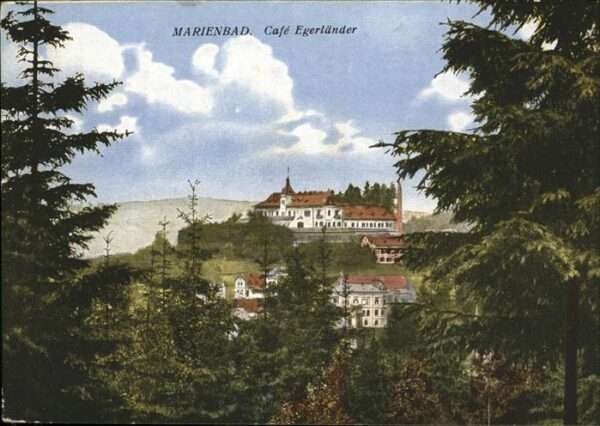 Marienbad Tschechien Boehmen Cafe Egerländer