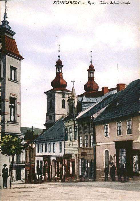 Koenigsberg Boehmen Obere Schillerstraße