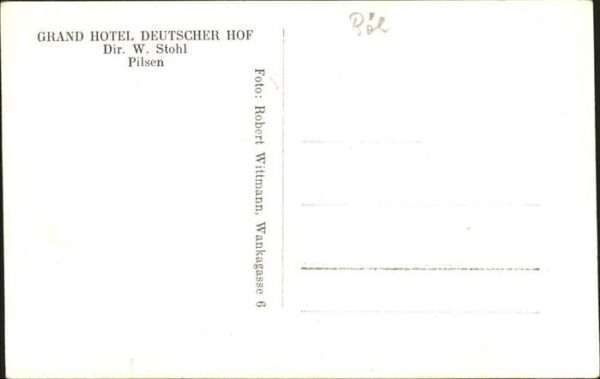 Pilsen Plzen Czechia Grand Hotel Deutscher Hof – Bild 2
