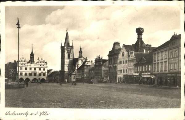 Leitmeritz Litomerice Nordboehmen Marktplatz
