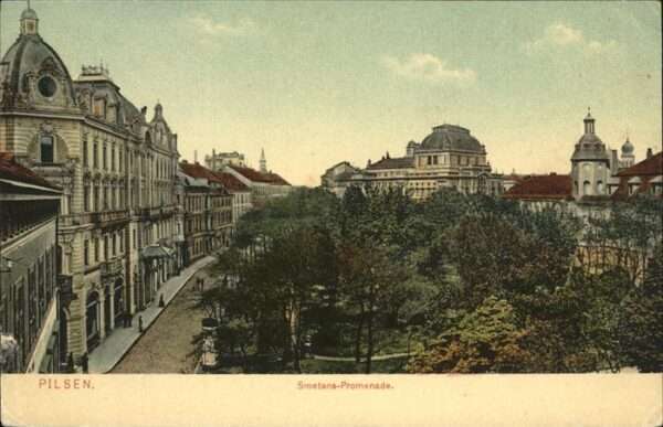 Pilsen Plzen Czechia Smetana-Promenade