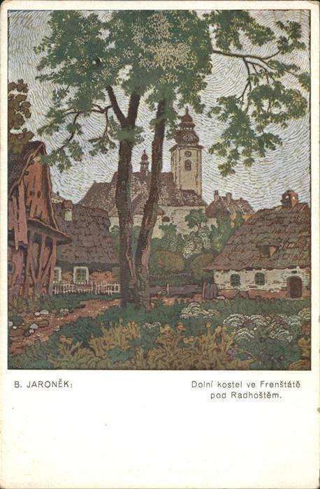 Frenstat pod Radhostem Teilansicht Kirche