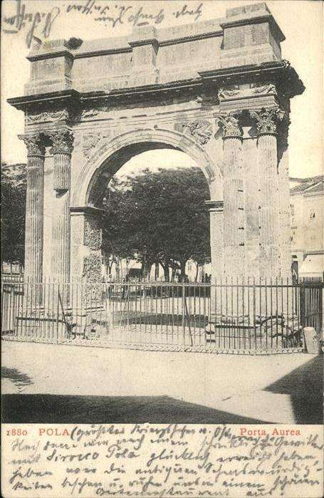 Pola Pula Croatia Porta Aurea
