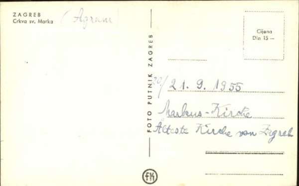 Zagreb Crkva sv. Marka – Bild 2