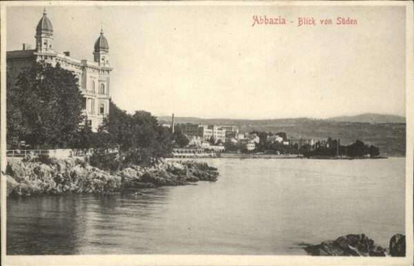 Opatija Abbazia Vista dal Sud
