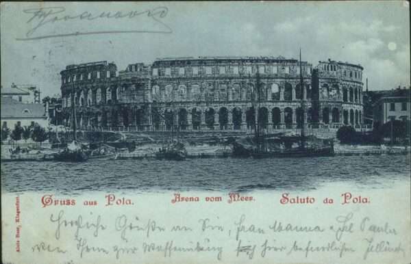 Pola Pula Croatia Arena am Meer