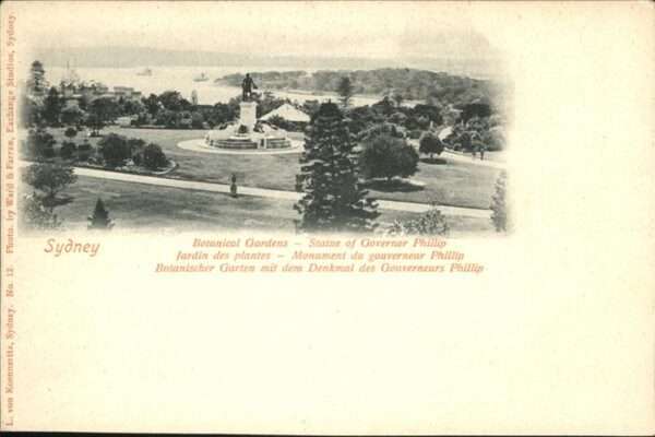 Sydney New South Wales Botan. Garten
Denkmal
Gouverneur Phil