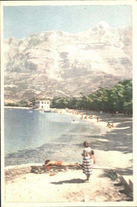 Makarska Dalmatien Plaza