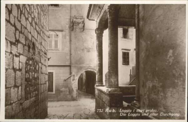 Rab Kroatien Loggia i stari prolaz