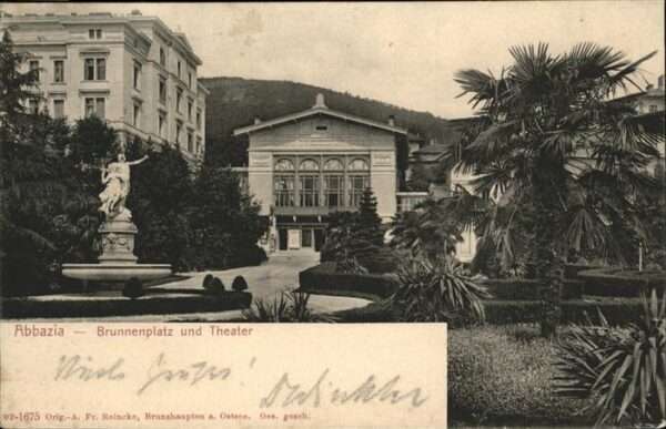Opatija Abbazia Brunnenplatz
Theater