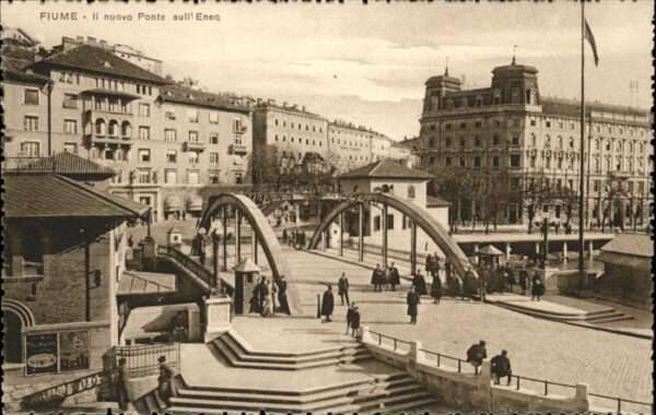 Fiume Rijeka Nuovo Ponte sull Eneg