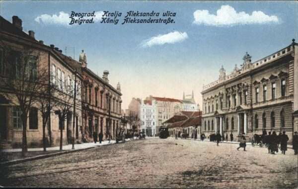 Belgrad Serbien könig Alexanderstraße