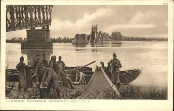 Belgrad Serbien Savebrücke