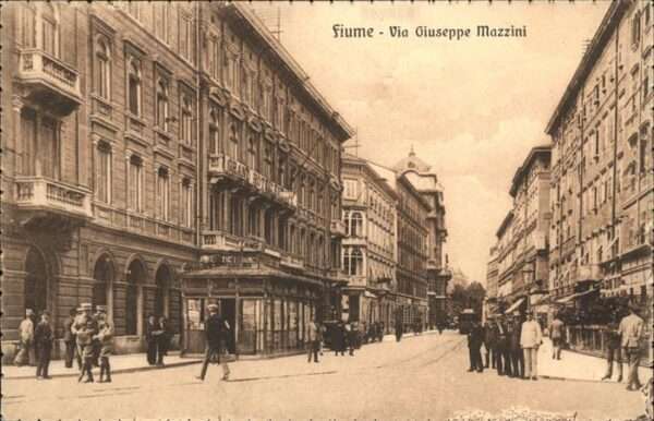 Fiume Rijeka Via Giuseppe Mazzini