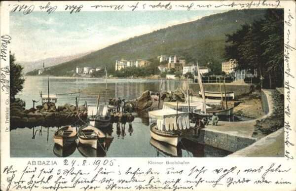 Opatija Abbazia Kleiner Bootshafen
