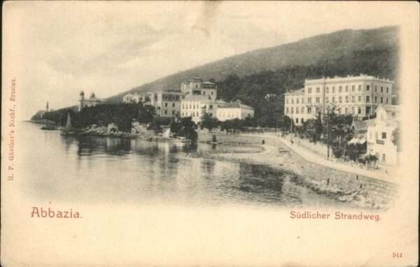 Opatija Abbazia südl. Strandweg