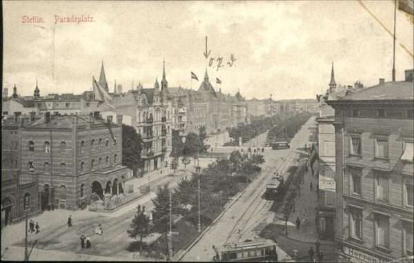 Stettin Szczecin Pommern Paradeplatz