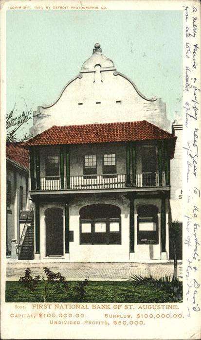 St Augustine Detroit First National Bank of St. Augustine
